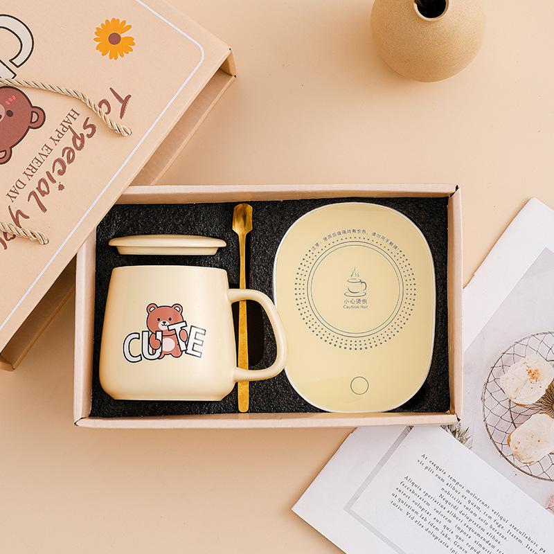 55° Temperature-Regulating Ceramic Coffee Mug Gift Set