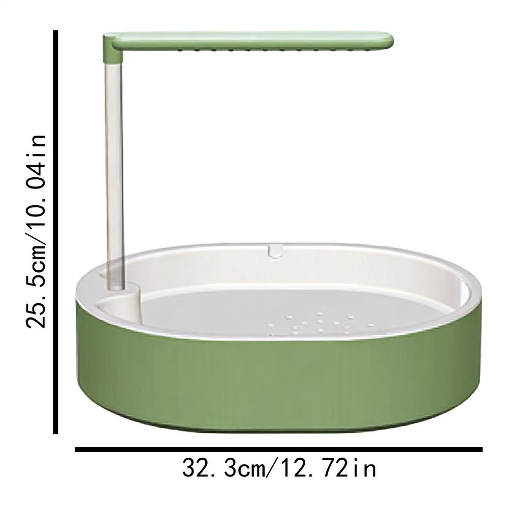 Parrot Bath Bird Cage Fountain Basin Parrotlet Shower Fountain For Home Apartment Balcony Parrot Parakeet Cockatiel Conure