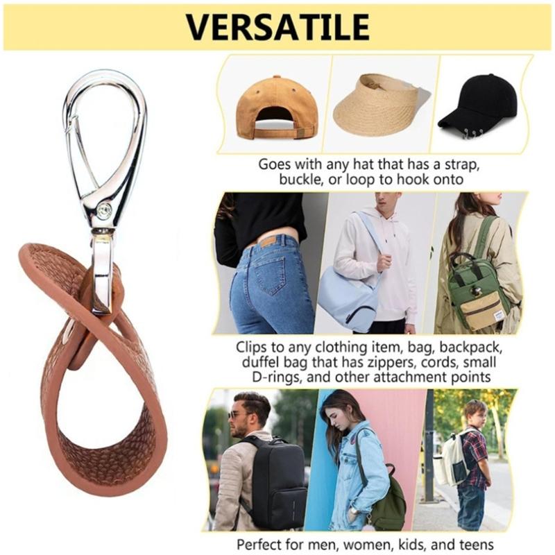 Multiple Functional Hat Clip for Adult Kids Hat Clips On Bag Hat Holder for Travel Hat Keeper for Outdoor Travel