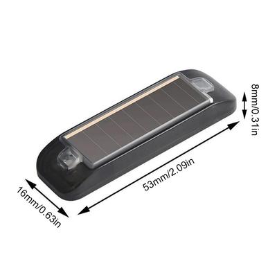 1-3PCS Solar Power Warning Light for Car Motorcycles LED Flashlight Indicator In-Night Caution Strobe Warning Light Running Lamp