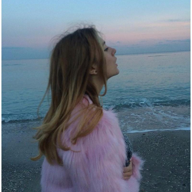 Womens Short Faux Fur Coat Long Sleeve Winter Warm Fluffy Jacket Daily Wear