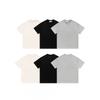 Camiseta Masculina de Algodão com Estampa em Relevo de Letras FOG Minimalista Premium Corte Solto Casual Manga Curta