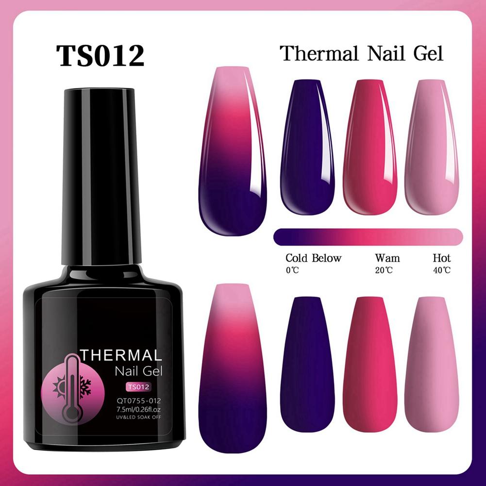 

Термальный гель-лак для ногтей меняет цвет при разной температуре