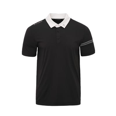 IAN POULTER DESIGN [Ijp Design] Men'S Short Sleeve T-Shirt With Logo Sleeve - Ipm4Mts486 Bk
