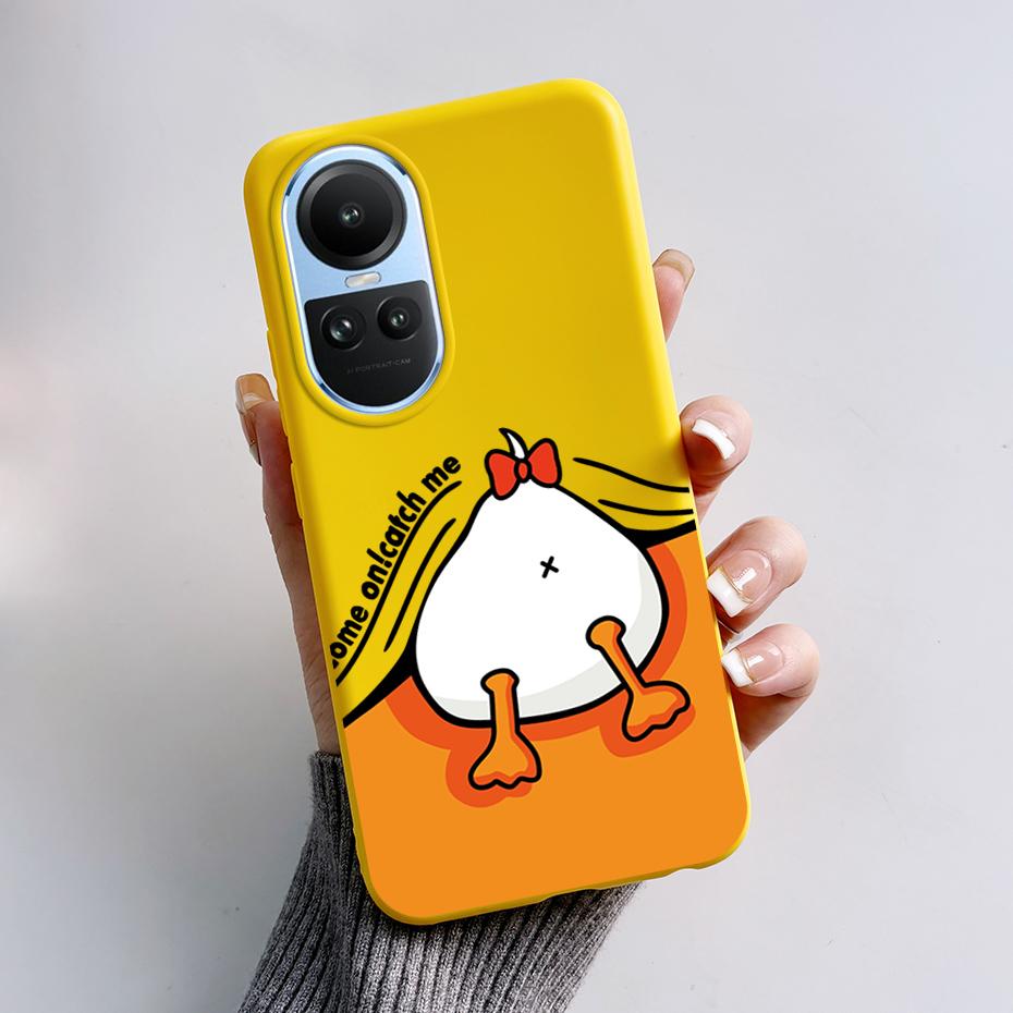 For OPPO Reno 10 5G CPH2531 Case Stylish Pattern Soft Silicone Phone Cases for Oppo Reno10 Pro Global 2023 CPH2525 Back Cover