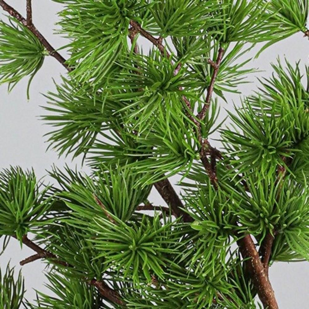 60 CM Künstlicher Kiefernzweig Kunststoff Realistische Simulationspflanze Kiefer Dekorativ Luxuriöse Kiefern Pflanzen Hochzeitsdekoration