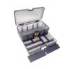 Dual-Layer Fishing Tackle Box with Lure and Accessory Storage
