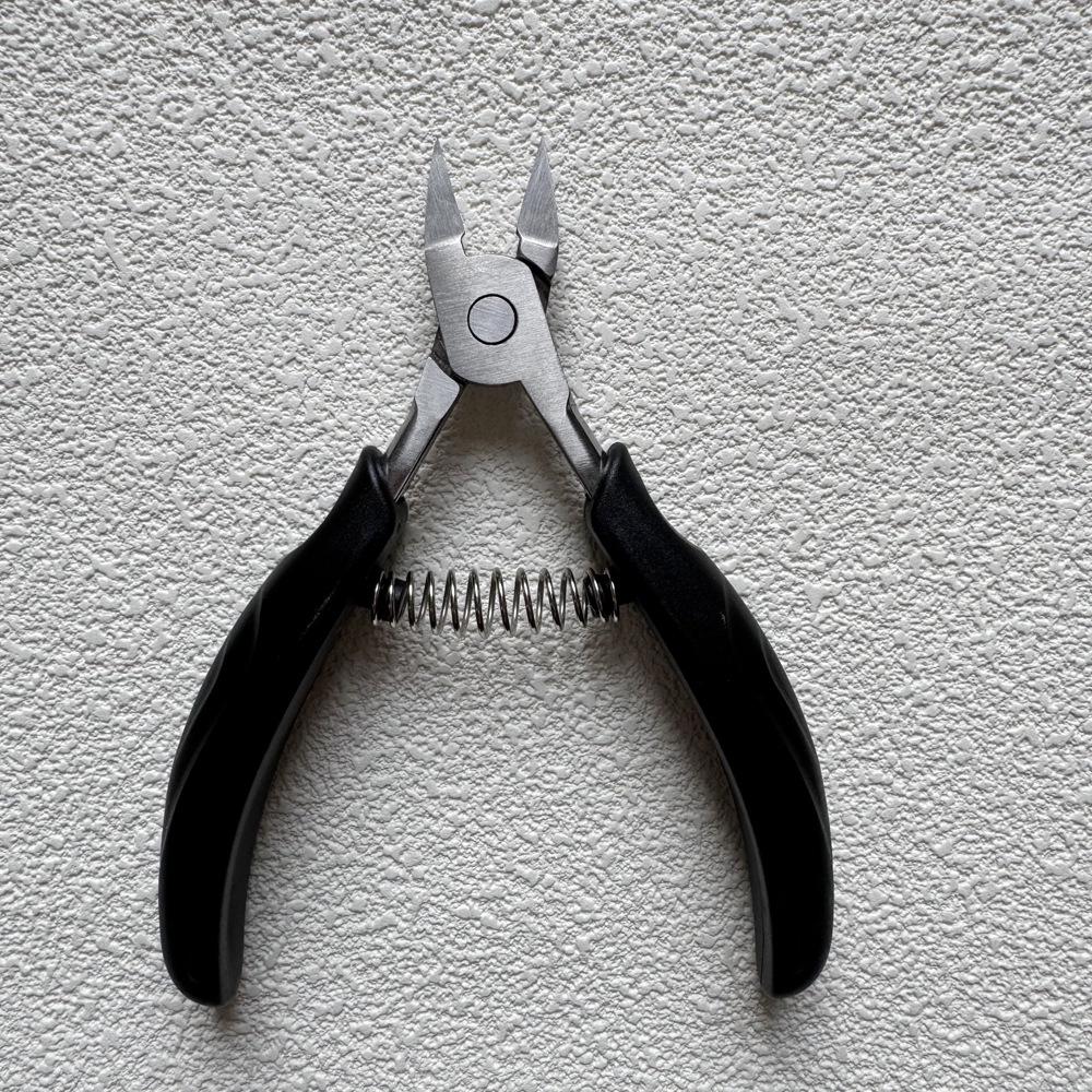 

Stainless Steel Needle-Nose Manicure Pliers & Heavy Duty Nail Clippers Black Handle