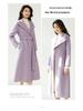 Women's Mid-Length Double-Faced Wool Coat with Belt - 2025 Autumn/Winter Collection