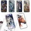 Horse Painted Art Phone Case For Samsung Galaxy S24 S25 Ultra S21 S22 S23 Ultra S9 S10 S20 Plus S25 FE Cover