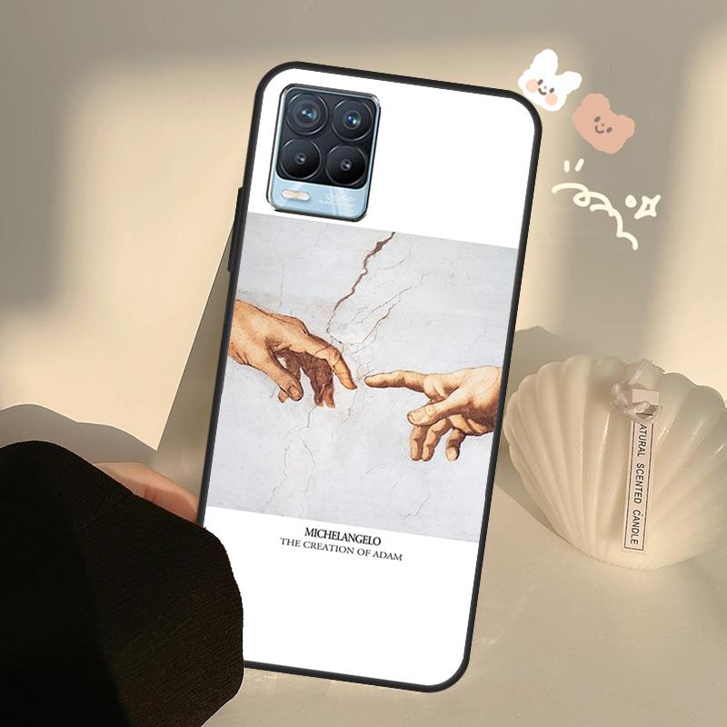 Renaissance Art Painting Case For Realme C63 C61 C55 C51 C53 C25 C65 C67 C71 C75 11 12 13 14 15 Pro Plus GT6 GT7 Pro