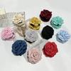 Pinze per Capelli a Forma di Fiore di Rosa in Tessuto Stile Francese, Eleganti Fermagli per Capelli Pinzette Accessori per Capelli Regalo per Donne Ragazze