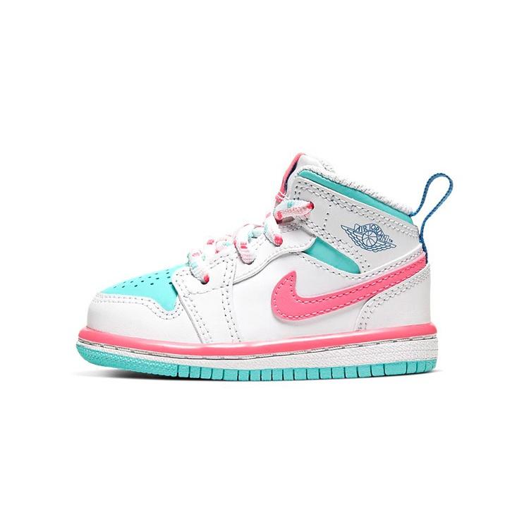 (TD) Air Jordan 1 Mid Digital Pink Baby 644507-102 EU 22