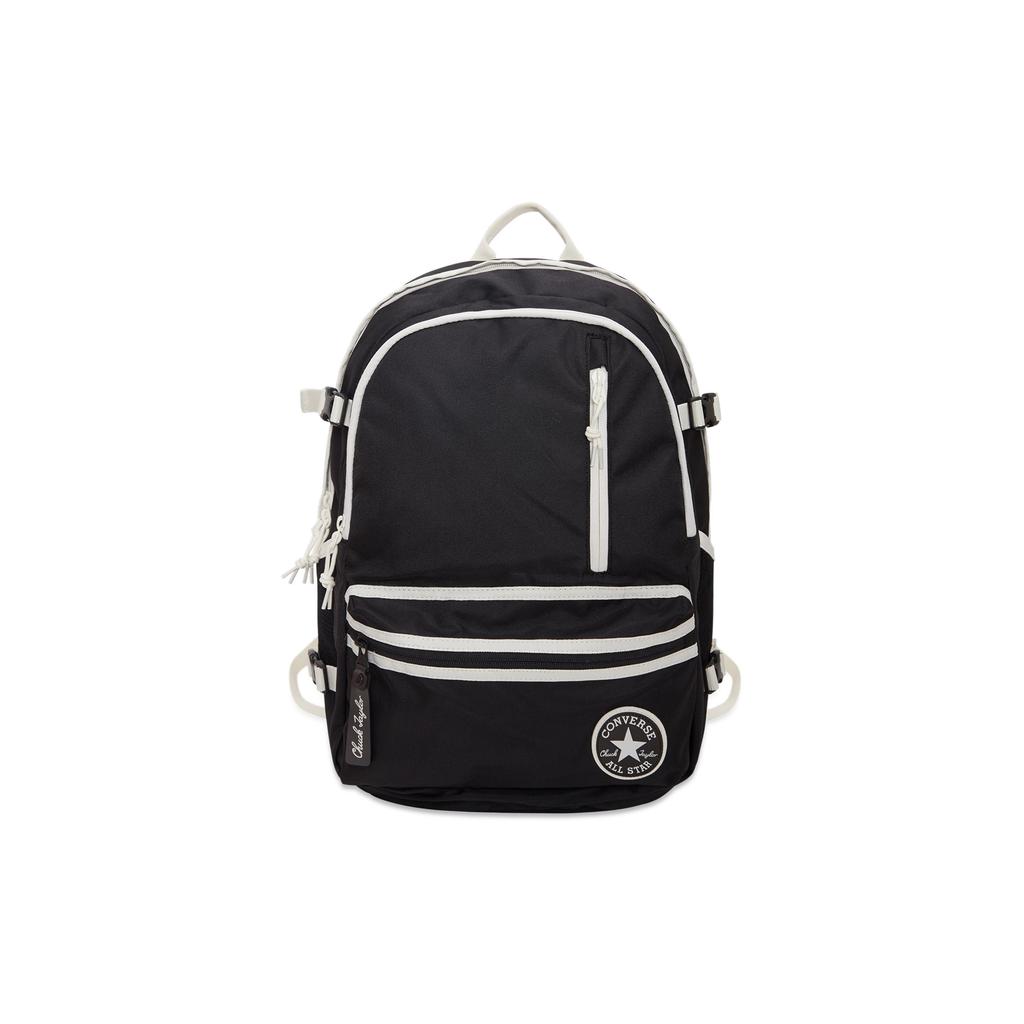 Converse Black And White Color Block Practical Polyester Backpack Unisex Backpacks 10023003001