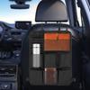 Car Seat Organizer Backseat Seat Back Organizer 8 Storage Pocket Design 900D Oxford Kick Protector for SUV Truck Bed Vehicle