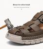 Men's Large Size Closed-Toe Summer Sandals: Outdoor, Water-Crossing, Beach, Driving, Dual-Use Sports, Hollow Design