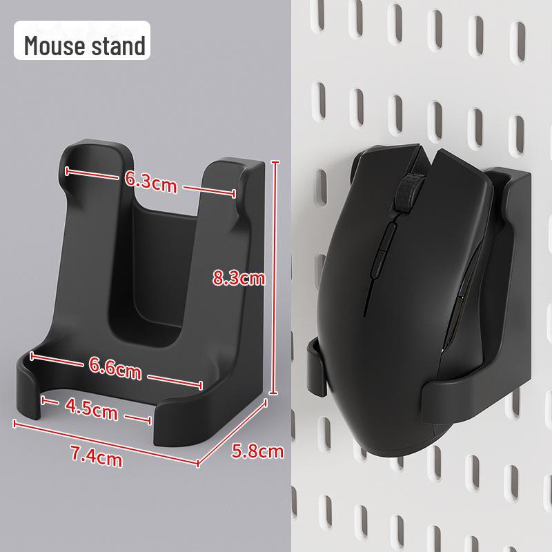 Punch-Free Perforated Board Rack with Accessories for Kitchen and Bedroom