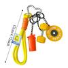 Bag Charm Barbell Plates Key Chain Heart Buckle Fitness Series Pendant  Gifts