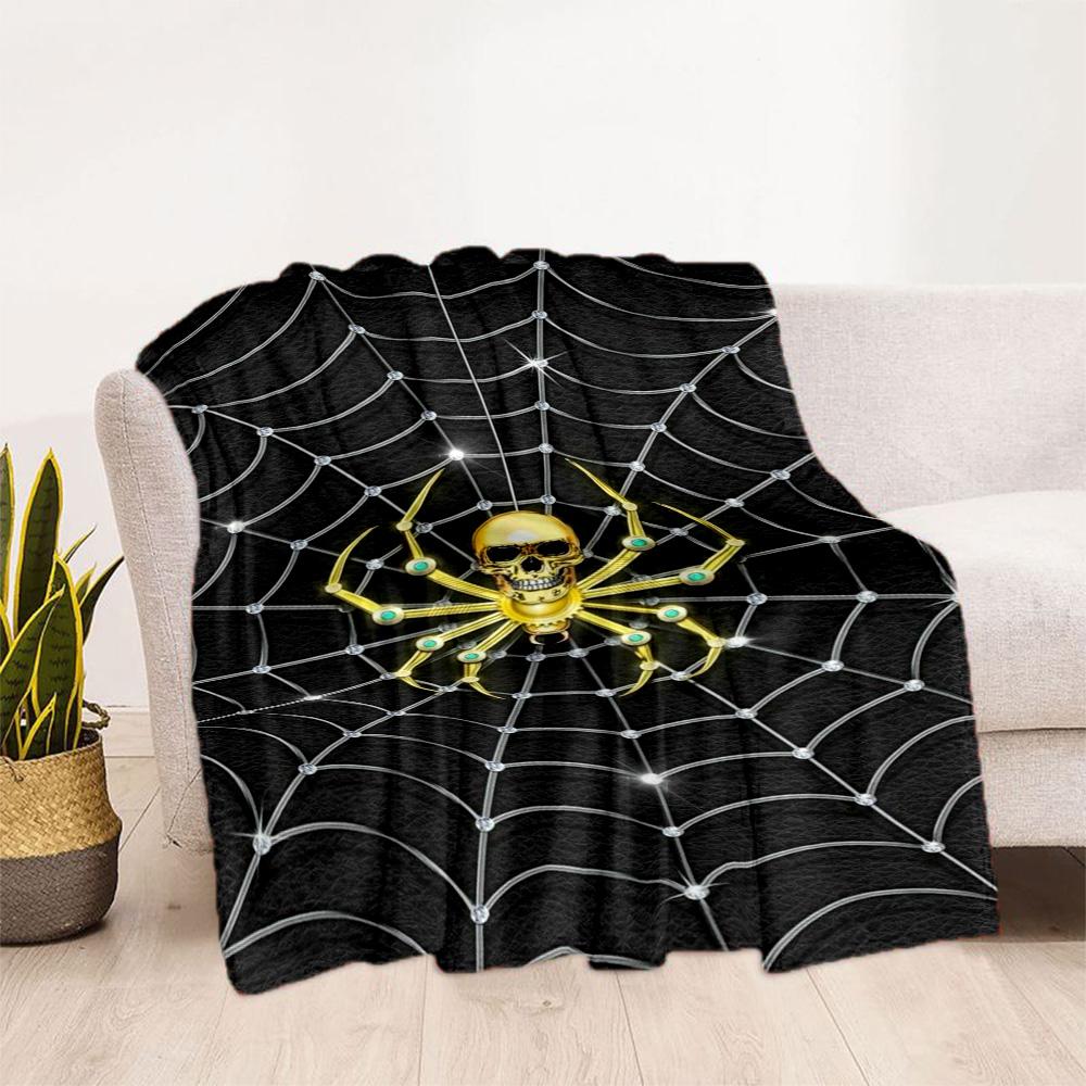Spider Web Blanket Soft & Cozy Great for Sofa Bed Couch for All Occasions Warmthful Decor Best Holiday Gift for Friends Family