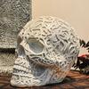 Halloween Resin Patterned Skull Head Home Decor for Bedroom Living Room Studyand Entryway