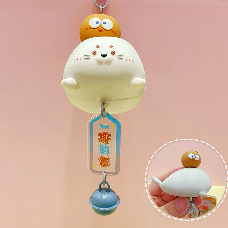 Colorful Playful And Resin Keychain Featuring Endearing Fruit Animals Ideal For Unique Gifts