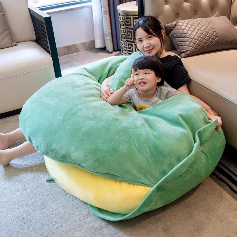 60cm Schildkrötenpanzer Kissen Tragbare Puppe Schlafsack Puppe Plüsch Riesiger Fauler Mensch Übertrieben
