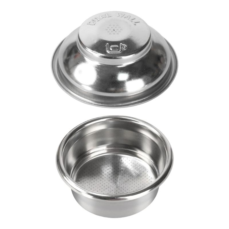 Durables 54mm Single Wall Coffee Filters Basket For Professional Machines Stainles Steels Construction