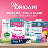Origami Wet Wipes/Wet Tissue/Wet Facial Tissue - 15 X 20 Cm - 25 Pulls Per Pack - Pack of 6-150 Wipes - Assorted Fragrances