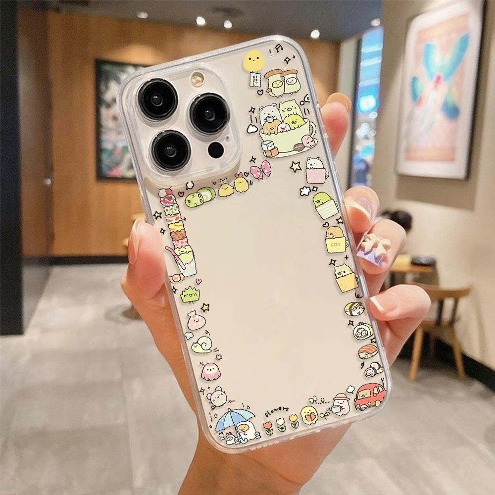 Acrylic Phone Case for iPhone 11 12 13 14 Pro 12 14 16 Pro Max for Samsung A16 A36 A56 S24 FE High-quality Painted Anti-fall Mobile Phone Case