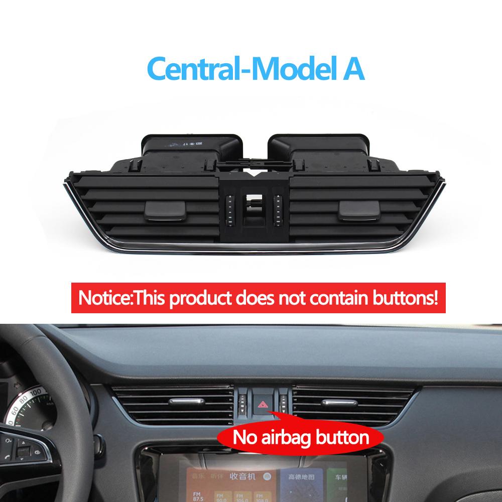 Car Front Rear Dashboard Air Vent AC Vent Grille Assembly For Skoda Octavia 3 A7 5E MK3 2015-2021 5E0820951,5E0819702,5ED819203