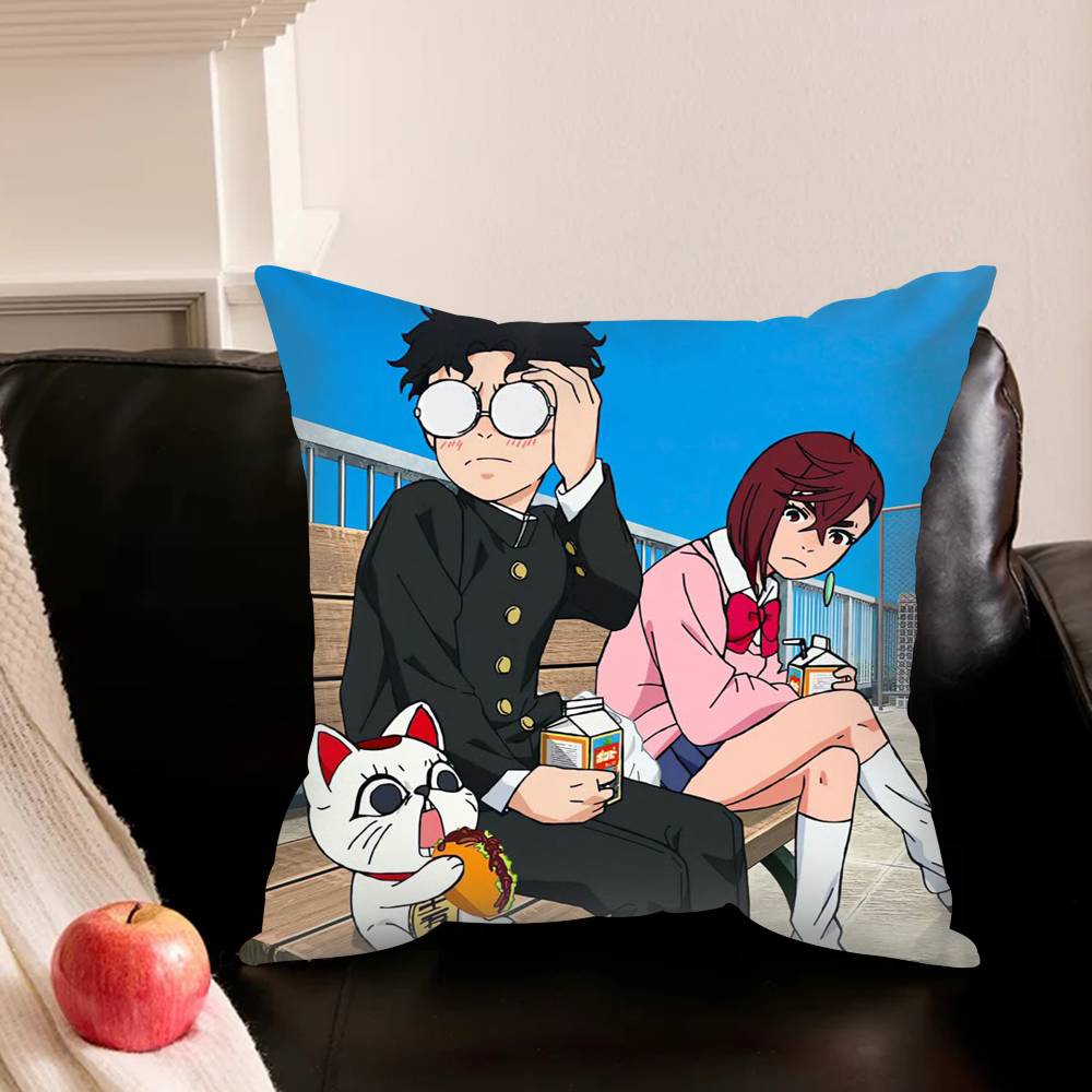 Anime Dan Da Dan Pillowcase For Sofa Room Office Decor Printing Protector Cushion Cover Valentine Gift Custom