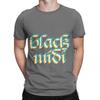 Indie Graphic 100 Cotton TShirt Black Midi Tops Tees For Unisex