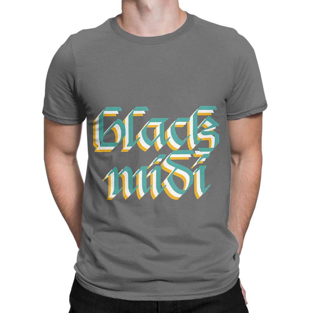 Indie Graphic 100 Cotton TShirt Black Midi Tops Tees For Unisex