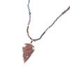 Collana KELITCH con Perle di Agata Opaca e Cristallo, Ciondolo Pietra Preziosa, Collana Lunga Statement per Donne (4 Ciondoli)