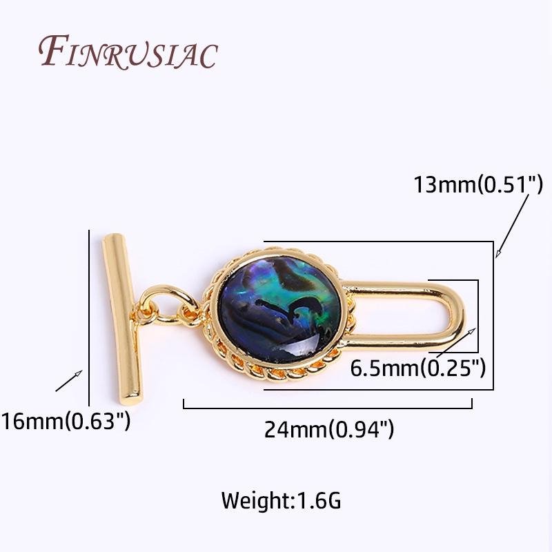 

3 Style Gold Plated Abalone Shell Pattern OT Clasps For Necklace Supplies,Butterfly,Heart,Round Shape Toggle Clasps DIY Jewelry 1 Piece