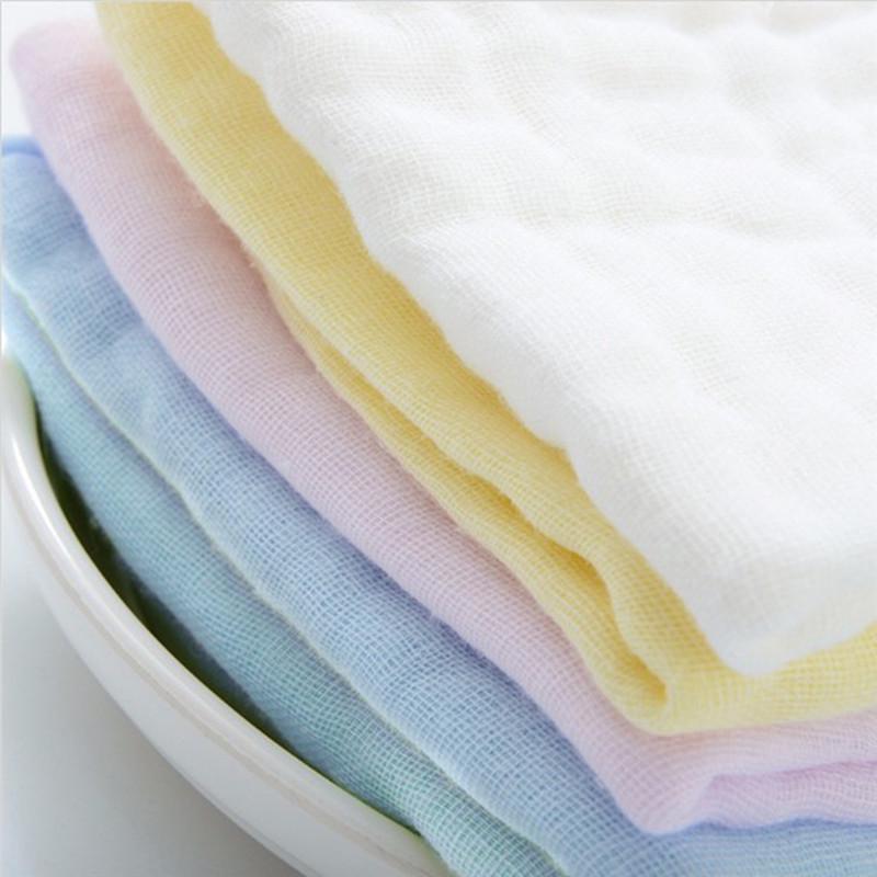 5PC Soft Cotton Baby Infant Newborn Handkerchief Towel Washcloth Feeding Wipe Cloth