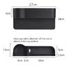 Multifunctional Seat Side Organizer Cup Holder For Cars Leather Auto Seat Gap Filler Storage Box Seat Pocket Stowing Tidying
