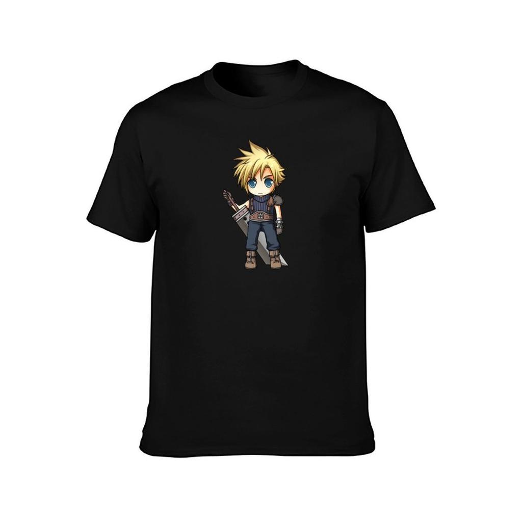 Cloud Strife chibi TShirt Classic Graphic Short Sleeve Top