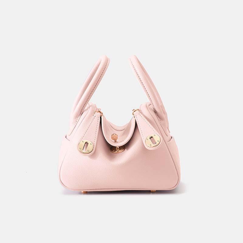 2025 Togo Leather Lindy Shoulder & Crossbody Bag: High-End Genuine Cowhide Women's Handbag