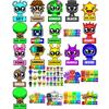 50/100 Unique Incredibox Plush Rhythm Box Graffiti Computer Decoration Music Hip Hop Game Stickers