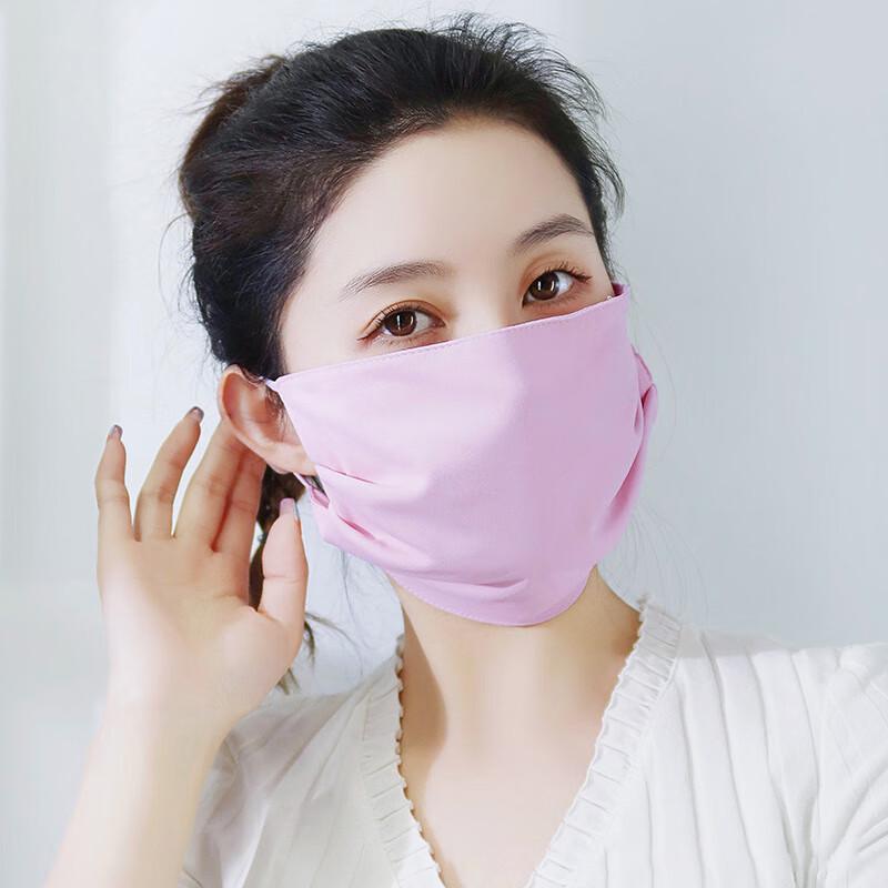 Junbie Ice Silk Sun Protection Facekini One Size