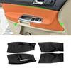 4pc For VW POLO 2004 2005 2006 2007 2008 - 2011 Hatchback/Sedan Car Interior Door Panel Cover Microfiber Leather Protection Trim