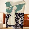 Artist Y-Yoshitomo Throw Flannel Throw Blanket, Lightweight Cozy, Durable Washable Cute Cool