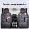 Automotive Back Pocket Multiple Compartment Storage Bag Multifunctional Backseat Pocket Kick Mat Seat Back Organizer