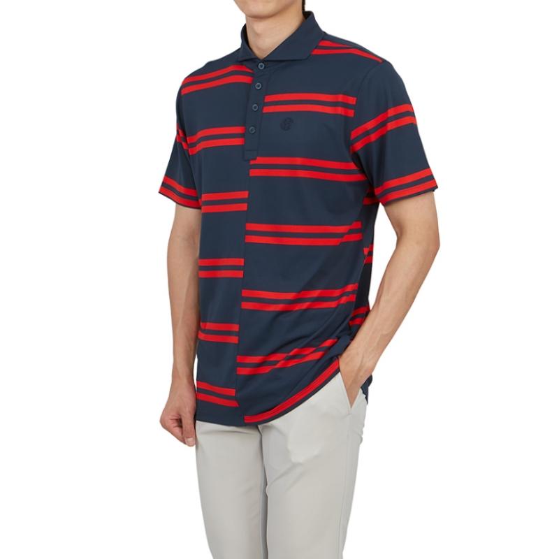 Tricou bărbătesc Galleria G Fore Pore Golfwear cu guler și mânecă scurtă G4mS23k182 TwlT