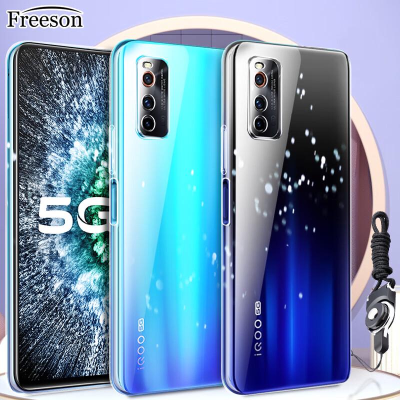 Freeson Lightweight Full-Wrap Anti-Drop TPU Phone Case for Vivo iQOO Neo Series