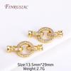 18K Gold Plated Connector Clasps For Bracelets Necklaces Making,Clasps For Jewelry DIY Accessories,End Clasp