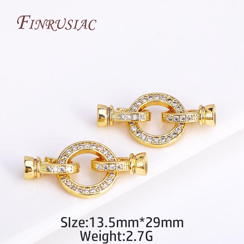 18K Gold Plated Connector Clasps For Bracelets Necklaces Making,Clasps For Jewelry DIY Accessories,End Clasp