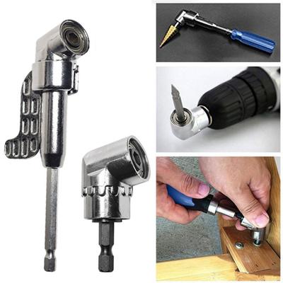 2Pcs Screwdriver Corner Tool 105 Degrees Bend Heavy Duty Metal Screwdriver Bit Bending Adapter Electric Power Drill Extension Accessories