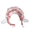 Original Rabbit Ears Cute Lolita Ponet Rabbit Ears Doll Headband Lace Bow Bunny Bnt Multi-color Hair Accessories for Women